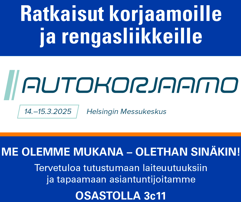 OLEMME MUKANA AUTOKORJAAMO 2025 -TAPAHTUMASSA