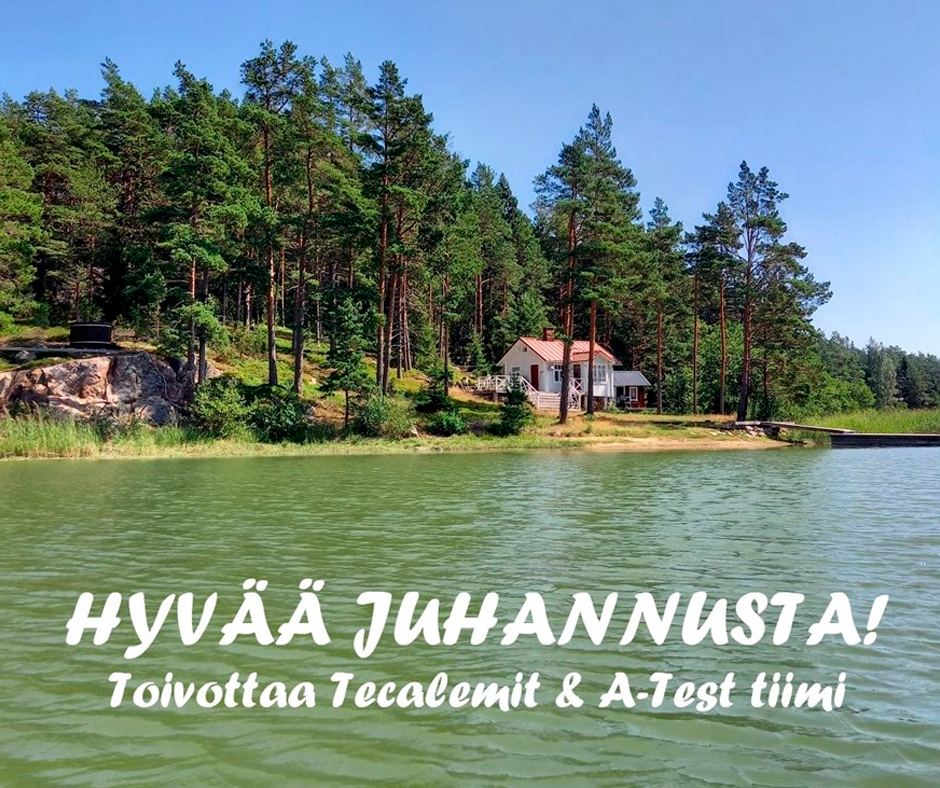 SULJEMME TÄNÄÄN KLO 14:00, HYVÄÄ JUHANNUSTA!