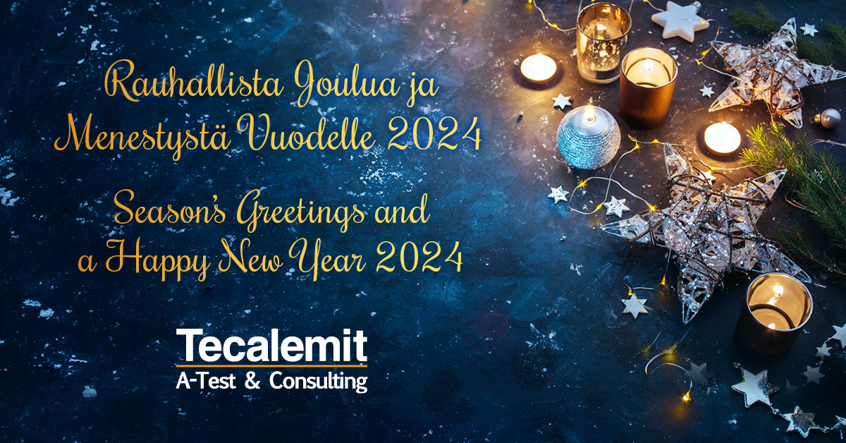 HYVÄÄ JOULUA JA MENESTYSTÄ VUODELLE 2024