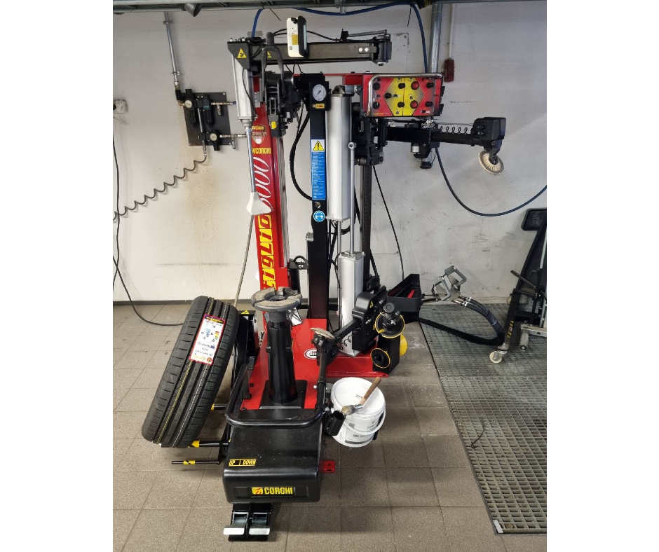 CORGHI ARTIGLIO 5000 -RENGASKONE KÄYTÖSSÄ LAHDEN K-AUTOSSA