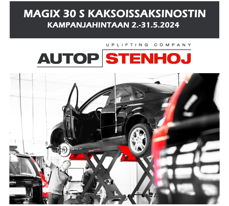 ERIKOISHINTAINEN AUTOPSTENHOJ MAGIX 30 s KAMPANJASSA 31.5.2024 SAAKKA