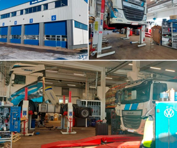 NORDIC TRUCKCENTERIN VANTAAN TOIMIPISTEESEEN UUDET KORJAAMOTILAT