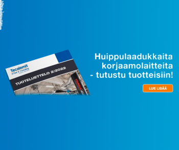 UUSI TUOTELUETTELOMME 2/2022 ON ILMESTYNYT!