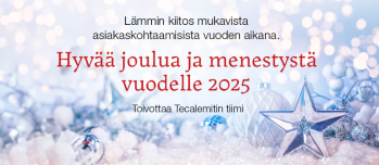 TECALEMITIN TIIMI TOIVOTTAA HYVÄÄ JOULUA