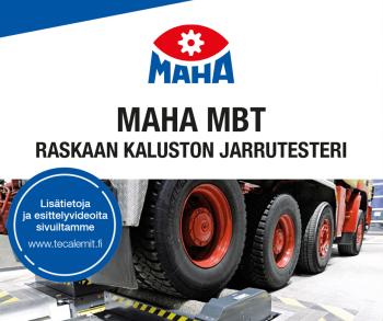 TIMANTTISEN VAHVA MAHA MBT RASKAAN KALUSTON JARRUTESTERI