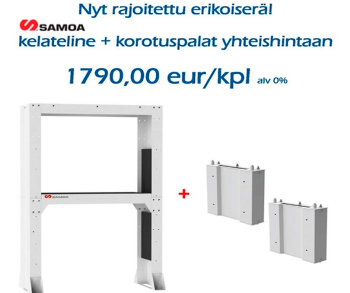 HETI TOIMITUKSEEN ERIKOISERÄ SAMOAN KELATELINEITÄ