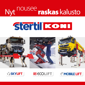 STERTIL-KONI NOSTAA RASKAAN KALUSTON