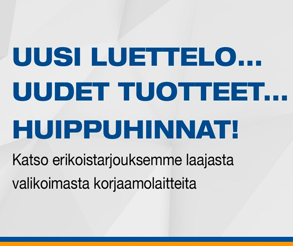 UUSI TARJOUSKAMPANJAMME LÄHTI KÄYNTIIN - SESONKIIN RENGASKONEITA!