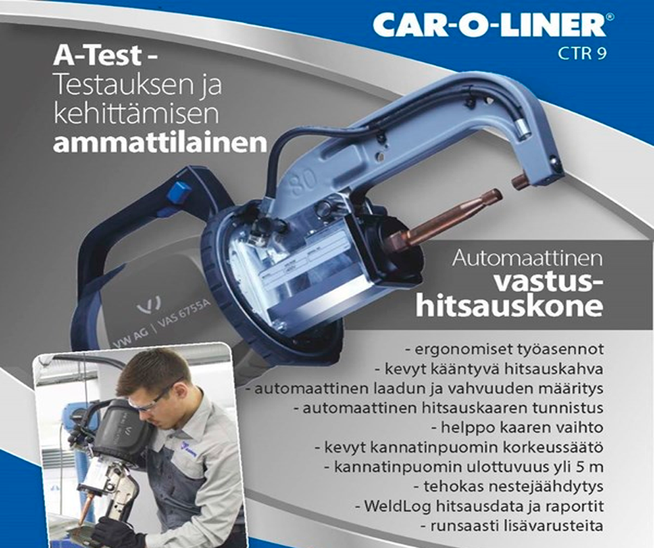 CAR-O-LINER CTR9 - ERGONOMINEN VASTUSHITSAUSKONE